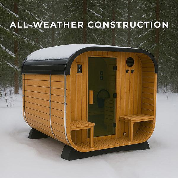 Lennon 2–4 Person Cedar Sauna