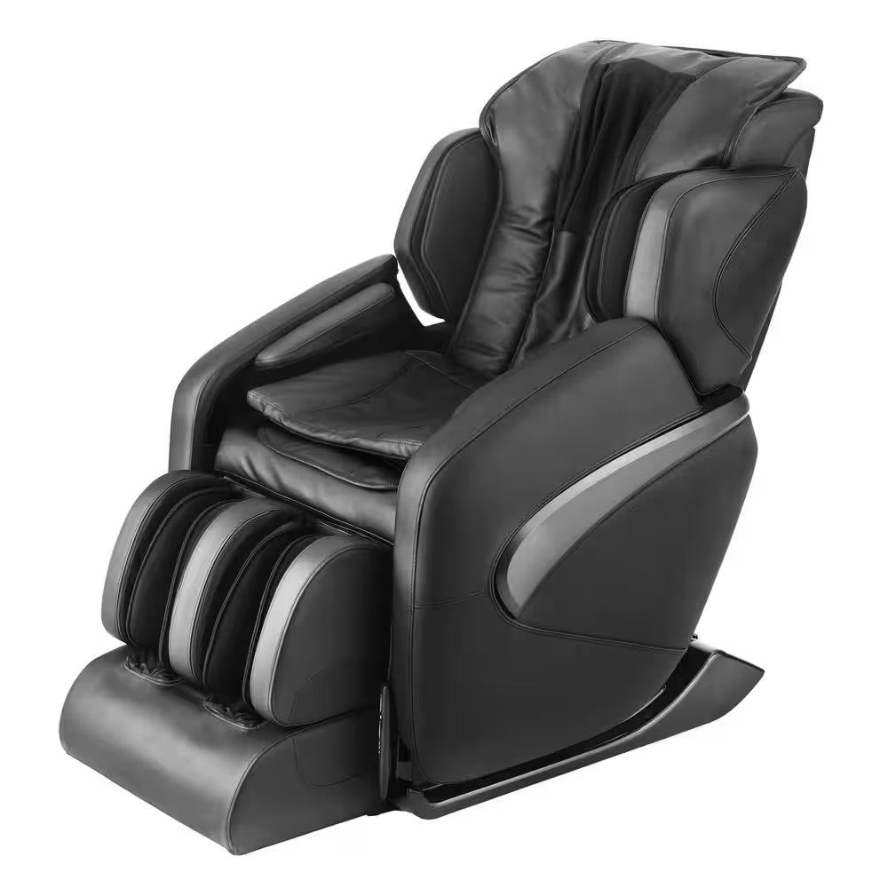 Jin Black Synthetic Leather SL Track Deluxe Massage Chair