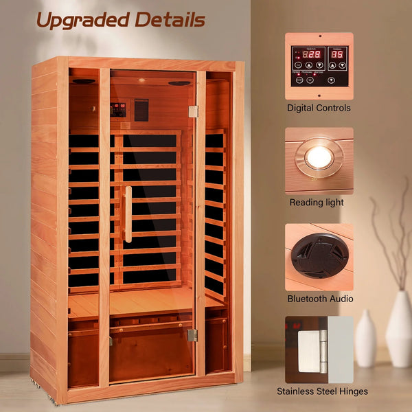 2 Person Extendable FAR Infrared Sauna