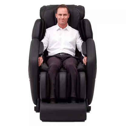 Jin Black Synthetic Leather SL Track Deluxe Massage Chair